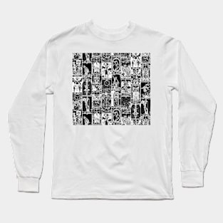 The Major Arcana of Tarot Patchwork Long Sleeve T-Shirt